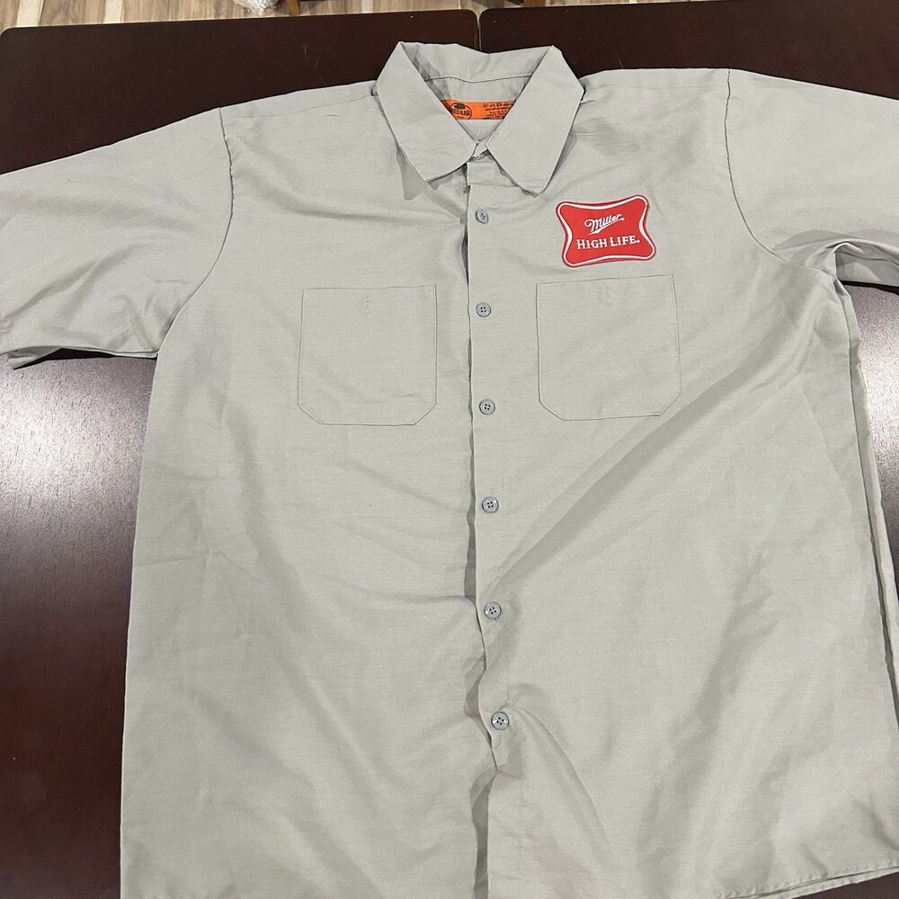 VTG Red Kap Miller High Life Short Sleeve Work Shirt Men’s XL Button Up